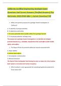 California Certified Engineering Geologist Exam  Questions And Correct Answers &lpar;Verified Answers&rpar; Plus  Rationales 2025&sol;2026 Q&A &vert; Instant Download Pdf