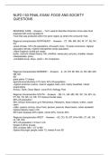 NUFD 153 FINAL EXAM &colon;FOOD AND SOCIETY QUESTIONS