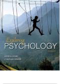 EXPLORING PSYCHOLOGY 10TH EDITION BY DAVID G&period;