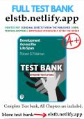 Test Bank for Development Across the Life Span 10th Edition Feldman