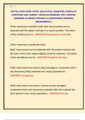HOTTEL EFDA EXAM LATEST 2025 ACTUAL EXAM WITH COMPLETE  QUESTIONS AND CORRECT DETAILED ANSWERS &lpar;100&percnt; VERIFIED  ANSWERS&rpar; &vert;ALREADY GRADED A&plus;&vert; &vert;&vert;PROFESSOR VERIFIED&vert;&vert;  &vert;&vert;BRANDNEW&excl;&excl;&excl;&vert;&vert; 