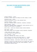 NEA BC EXAM QUESTIONS AND ANSWERS