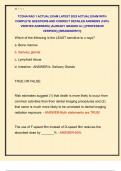 TCDHA RAD 1 ACTUAL EXAM LATEST 2025 ACTUAL EXAM WITH  COMPLETE QUESTIONS AND CORRECT DETAILED ANSWERS &lpar;100&percnt;  VERIFIED ANSWERS&rpar; &vert;ALREADY GRADED A&plus;&vert; &vert;&vert;PROFESSOR  VERIFIED&vert;&vert; &vert;&vert;BRANDNEW&excl;&excl;&excl;&vert;&vert;