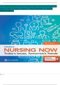 TEST BANK FOR Nursing Now&colon; Today's Issues&comma; Tomorrow's Trends 9th Edition Author&semi; Catalano&comma; Joseph T &lpar; 100&percnt; VERIFIED &rpar; A&plus; GRADE NEWEST VERSION