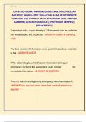 TCFP & GFD HAZMAT AWARENESS&sol;OPS EXAM&comma; PRACTICE EXAM  AND STUDY GUIDE LATEST 2025 ACTUAL EXAM WITH COMPLETE  QUESTIONS AND CORRECT DETAILED ANSWERS &lpar;100&percnt; VERIFIED  ANSWERS&rpar; &vert;ALREADY GRADED A&plus;&vert; &vert;&vert;PROFESSOR VERIFIED&vert;&vert;  &vert;&vert;BRANDNEW&excl;&excl;&excl;&vert;&vert;