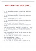 PIREPS &lpar;PRE-CLASS QUIZ&rpar;&colon; EXAM 1