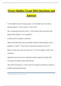 Owner Builder Exam 2026 Questions and Answers