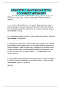 CHAPTER 6 QUESTIONS WITH ACCURATE ANSWERS