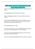 RMI 300&colon; Exam 2 Questions with Accurate Answers