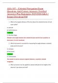 ASA 107 &ndash; Celestial Navigation Exam  Questions And Correct Answers &lpar;Verified  Answers&rpar; Plus Rationales 2025&sol;2026 Q&A &vert;  Instant Download Pdf