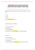 Timeshare Test &num;2 &ndash; 2025 Exam with Questions and Correct Answers