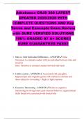 Athabasca CRJS 360 LATEST UPDATED 2025&sol;2026 WITH COMPLETE QUESTIONS AND Key Terms and Concepts Exam Review  with SURE VERIFIED SOLUTIONS 100&percnt; GRADED AT A&plus; SCORE&excl;&excl; SURE GUARANTEED PASS&excl;&excl;
