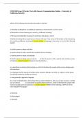 COM 100 Exam 1 Practice Test with Answers Communication Studies &ndash; University of California
