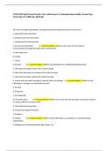 COM 100 Final Exam Practice Test with Answers Communication Studies Exam Prep
