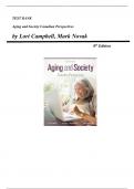 Test Bank - for Aging and Society Canadian Perspectives&comma; 8th Edition&comma; by Lori Campbell&comma; Chapter 1-14 &vert;All Chapters 