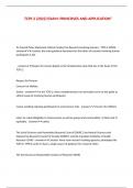          TCPS 2 &lpar;2022&rpar; EXAM&colon; PRINCIPLES AND APPLICATION"