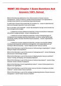MGMT 383 Chapter 1 Exam Questions And Answers 100&percnt; Solved 