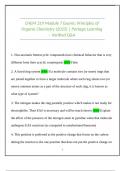CHEM 219 Module 7 Exams&colon; Principles of Organic Chemistry &lpar;2025&rpar; &vert; Portage Learning &ndash; Verified Q&A