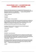 IS 4410 EXAM 2 &lpar;CH 7 - 12&rpar; QUESTIONS AND ANSWERS 100&percnt; VERIFIED 