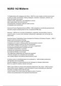 NURS 142 Midterm NEWEST 2025&sol;2026 ACTUAL EXAM COMPLETE QUESTIONS AND CORRECT DETAILED ANSWERS &lpar;VERIFIED ANSWERS&rpar; &vert;ALREADY GRADED A&plus;&vert;&vert;BRAND NEW&excl;&excl;