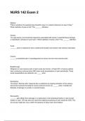 NURS 142 Exam 2 NEWEST 2025&sol;2026 ACTUAL EXAM COMPLETE QUESTIONS AND CORRECT DETAILED ANSWERS &lpar;VERIFIED ANSWERS&rpar; &vert;ALREADY GRADED A&plus;&vert;&vert;BRAND NEW&excl;&excl;