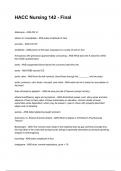 HACC Nursing 142 - Final NEWEST 2025&sol;2026 ACTUAL EXAM COMPLETE QUESTIONS AND CORRECT DETAILED ANSWERS &lpar;VERIFIED ANSWERS&rpar; &vert;ALREADY GRADED A&plus;&vert;&vert;BRAND NEW&excl;&excl;