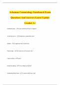 Arkansas Cosmetology Stateboard Exam Questions And Answers Latest Update Graded A&plus;