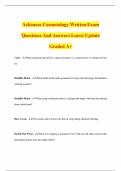 Arkansas Cosmetology Written Exam Questions And Answers Latest Update Graded A&plus; Color - When anaylzing the hair for a chemical relaxer&comma; it is unnecessary t