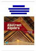 Solution Manual for First Course in Abstract Algebra A&comma; 8th Edition by John B&period; Fraleigh&comma; Verified Chapters 1 - 56&comma; Complete Newest Version