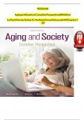 TEST BANK Aging and Society A Canadian Perspectives 8th Edition by Mark Novak&comma; Herbert C&period; Northcott&comma; Karen Kobayashi All Chapters 1 - 20