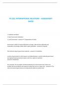 PS 202&colon; INTERNATIONAL RELATIONS &ndash; ASSESSMENT PAPER
