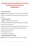 NJ CALA EXAM LATEST WITH ACTUAL QUESTIONS AND CORRECT VERIFIED ANSWERS ALREADY GRADED A&plus; &lpar;2025 &sol; 2026&rpar; 100&percnt; GUARANTEED PASS