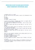 HESI RN EXIT EXAM QUESTIONS AND VERIFIED ANSWERS 2025