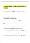 ICT 2622 Exam Set with Verified Questions and Answers