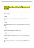 ICT 2622 Exam Set with Verified Questions and Answers