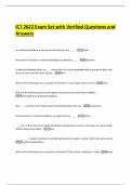 ICT 2622 Exam Set with Verified Questions and Answers