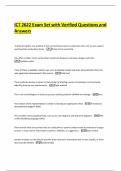 ICT 2622 Exam Set with Verified Questions and Answers