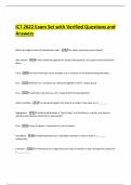 ICT 2622 Exam Set with Verified Questions and Answers