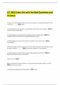 ICT 2622 Exam Set with Verified Questions and Answers