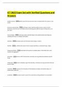 ICT 2622 Exam Set with Verified Questions and Answers
