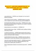 RELATIVITY CERTIFIED ADMINISTRATOR 10&period;3 EXAM QUESTIONS AND FULLY CORRECT ANSWERS &lpar;NEW&rpar;