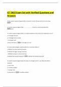 ICT 2622 Exam Set with Verified Questions and Answers
