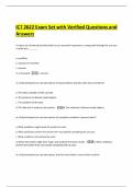 ICT 2622 Exam Set with Verified Questions and Answers