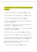 ICT 2622 Exam Set with Verified Questions and Answers
