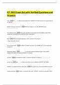 ICT 2622 Exam Set with Verified Questions and Answers