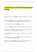 ICT 2622 Exam Set with Verified Questions and Answers