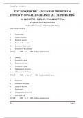 The Language of Medicine &ndash; Davi-Ellen Chabner 12th Edition &vert; Complete Test Bank
