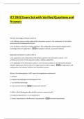 ICT 2622 Exam Set with Verified Questions and Answers