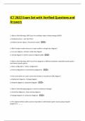 ICT 2622 Exam Set with Verified Questions and Answers