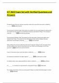ICT 2622 Exam Set with Verified Questions and Answers